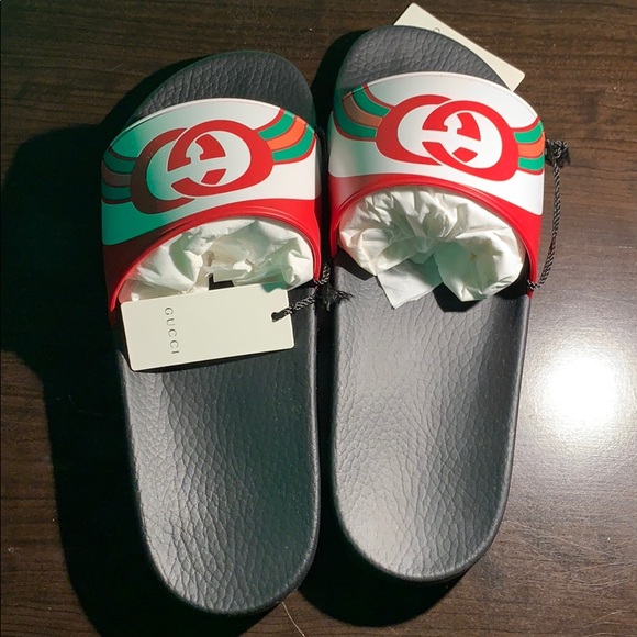 !!!!!!!Sold!!!!!Brand new Gucci slides size 6 NWT. - Picture 2 of 8